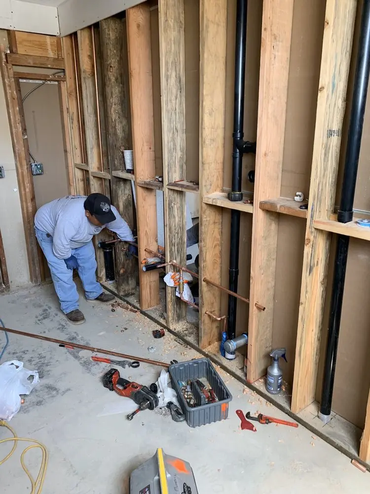 Commercial rough-in plumbing for Trenchless Sewer Repair in Madison